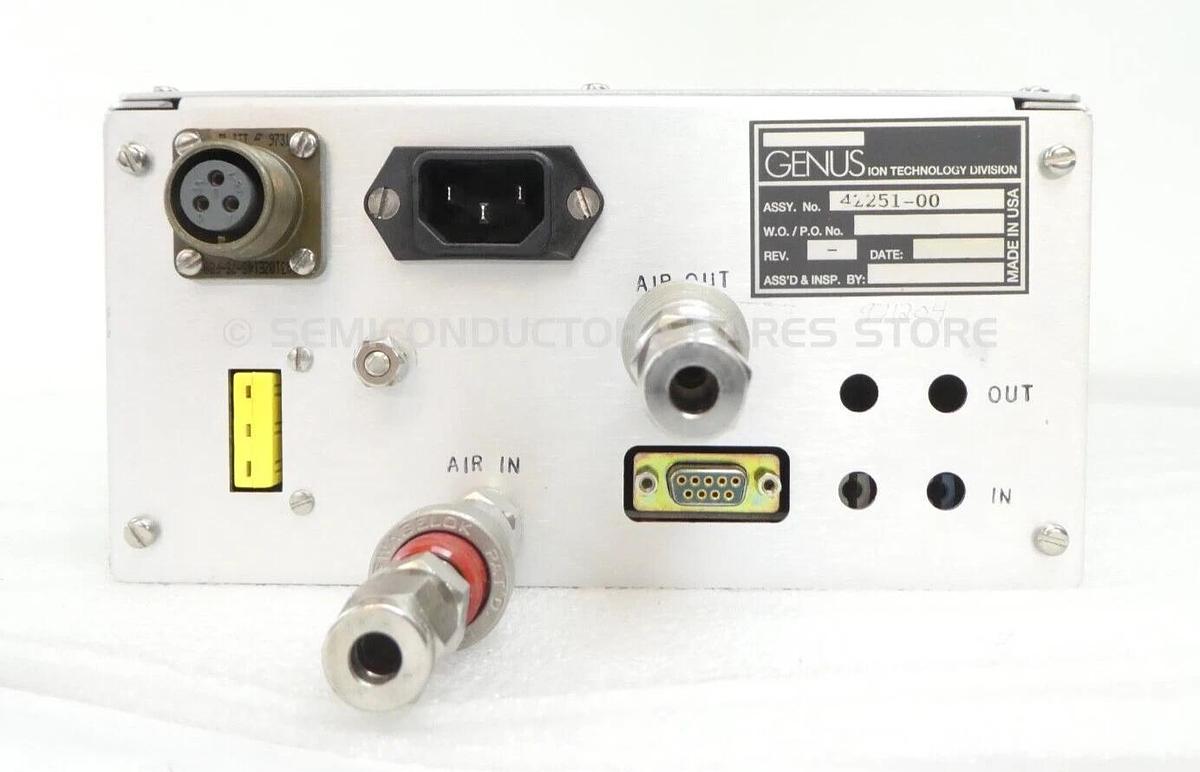 Used Genus 42251-00 Gas Vapor Conversion Temperature Controller Varian 4237100 Spare