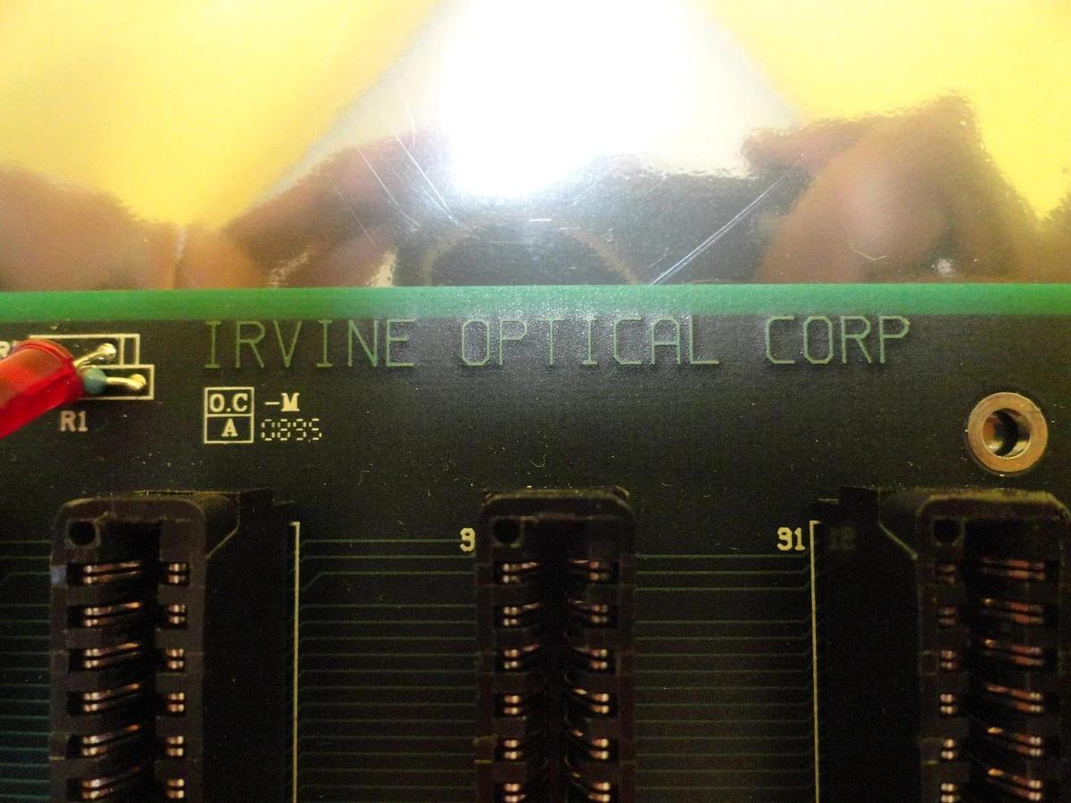 Used Irvine Optical 015-0851-01 4-Slot Motherboard Backplane PCB Board Used Working