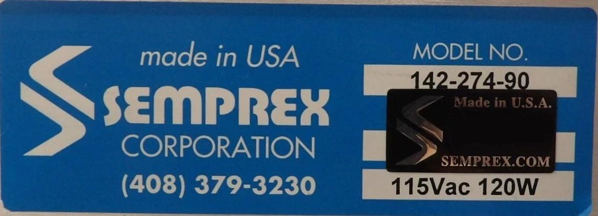Used Semprex 142-274-90 AccuMotion Controller Working Surplus