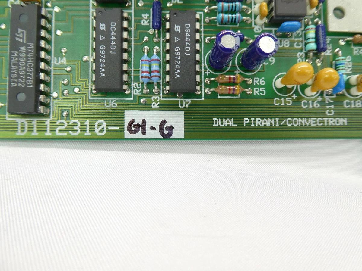 Used MKS Instruments D112310-G1-G Dual Pirani/Conventron PCB Card D112389-D Working