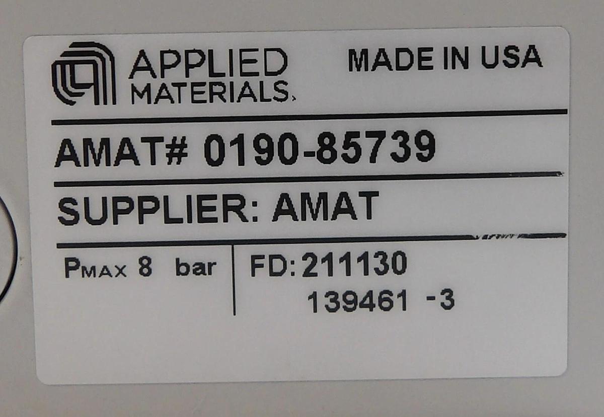 Used AMAT Applied Materials 0190-85739 9-Port Pneumatic Manifold Lot of 2 Working