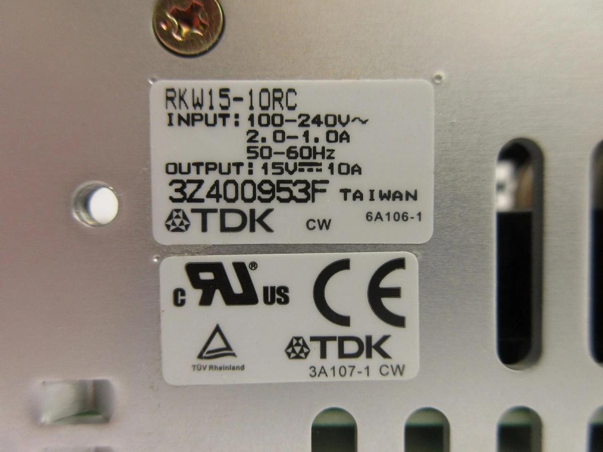 Used TDK RKW15-10RC Power Supply Nikon NSR-S205C Step-and-Repeat Exposure System Used