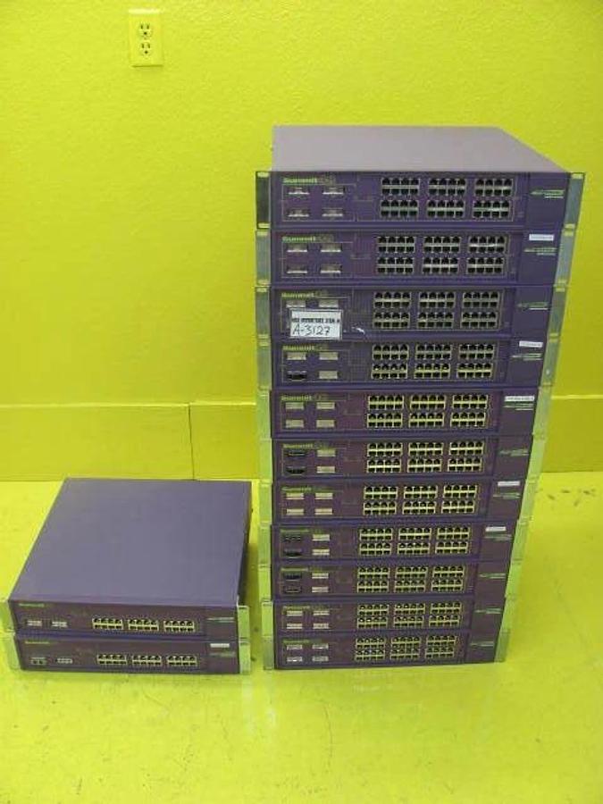 Used Extreme Networks 800013-00-14 Summit48 15000 Summit24 13011 Lot of 13 Working