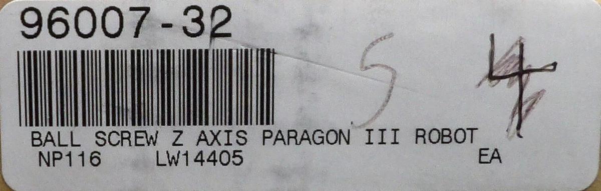 NSK W1603W-45PKS-C5Z Z Axis Paragon III Robot Ball Screw Lot of 14 New Surplus