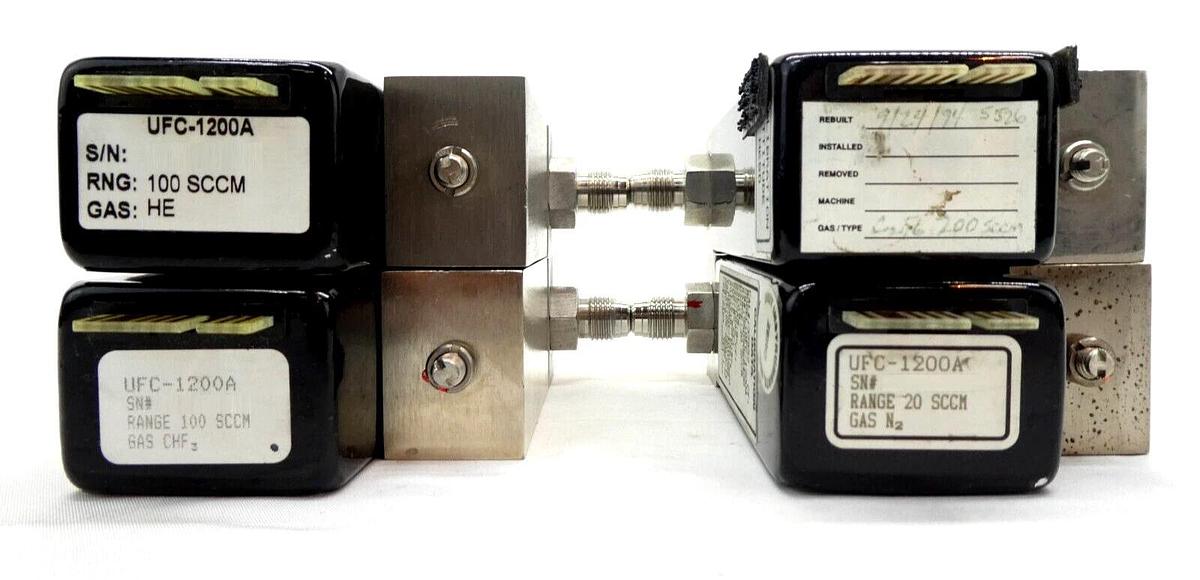 Used UNIT Instruments UFC Mass Flow Controller MFC UFC-1200A UFC-1000 Lot of 20