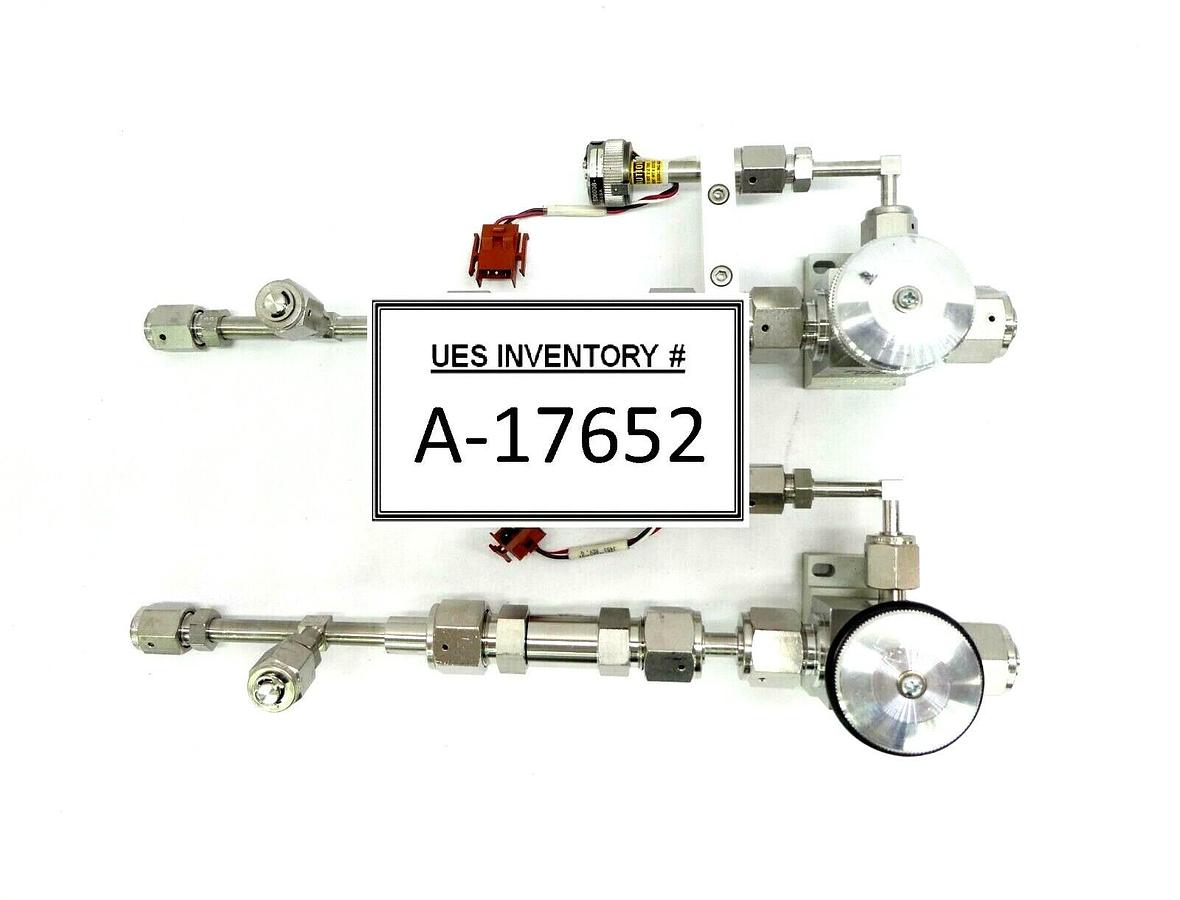 Used Parker 18AA-8482VM Manual Valve Assembly Bristol Babcock 506008-649 Lot of 2