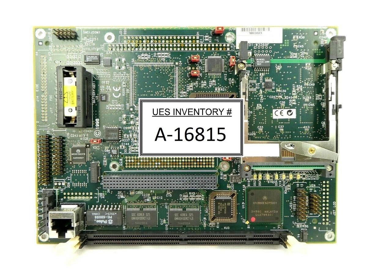 Used Motorola 01-W3269F SBC Single Board Computer PCB Rev. 21C 84-W8269F01E Working