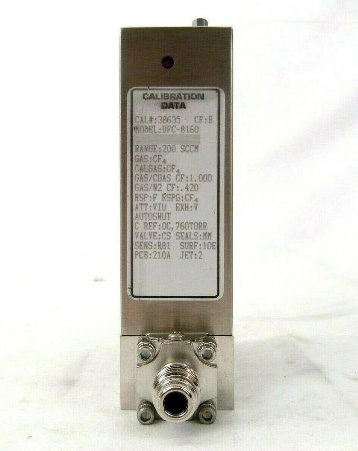 Used UNIT Instruments UFC-8160 Mass Flow Controller MFC 200 SCCM CF4 Working Spare