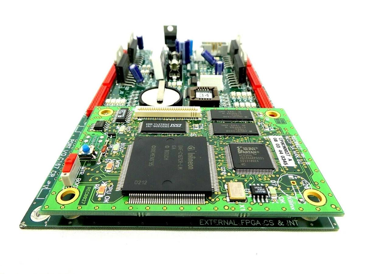 Used RECIF Technologies MOBJH0131D Motherboard PCB with CPU CPUCH0027 A Working Spare