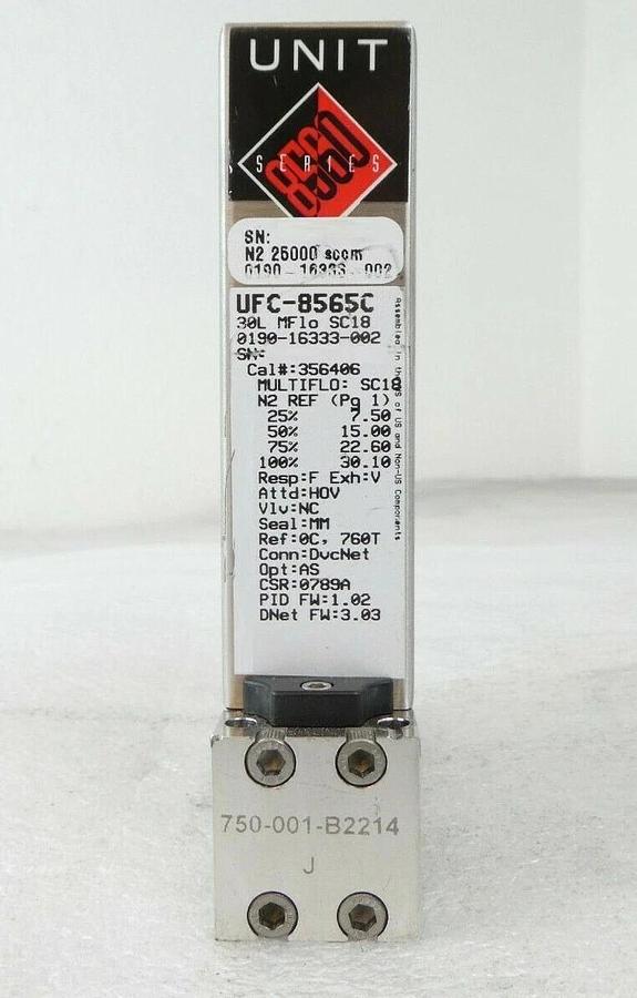 Used Celerity UFC-8565C Mass Flow Controller UNIT Lot of 5 AMAT 0190-16333 Surplus