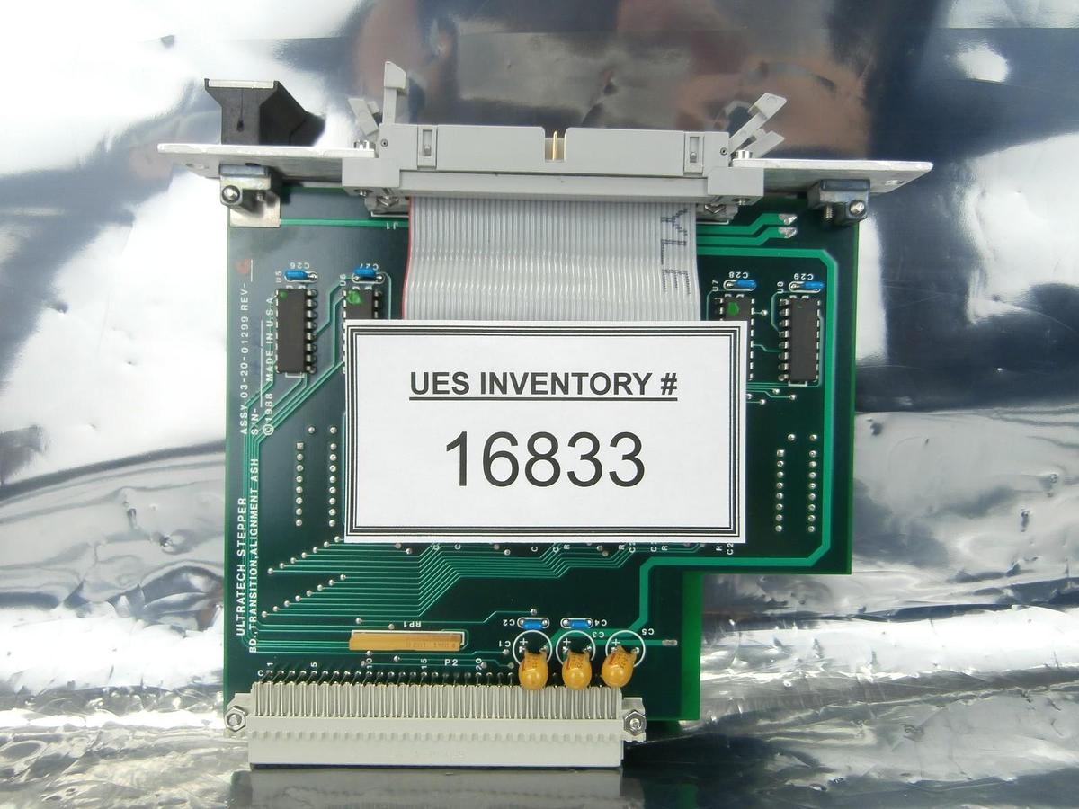 Used Ultratech Stepper 03-20-01299 Transition Alignment ASH PCB Card ALIGN Used