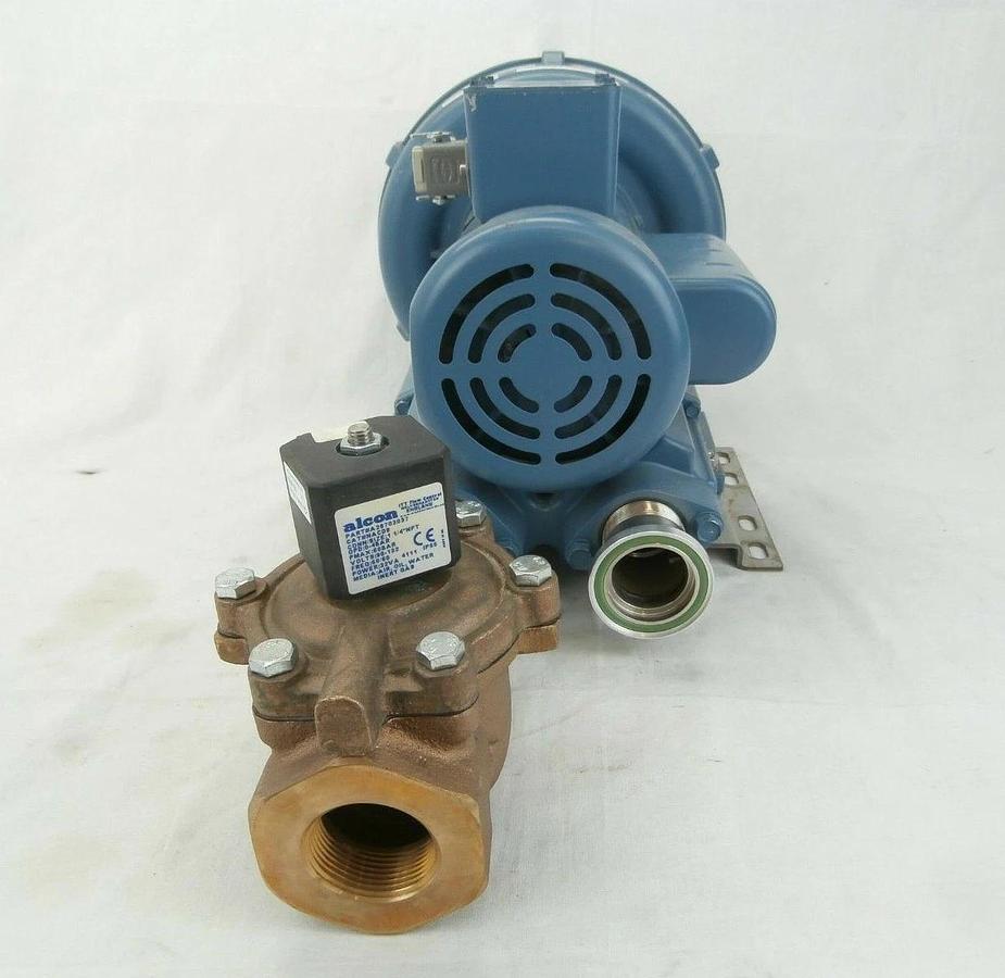Used Ametek 080418 Air Blower Assembly DR303AE9MA Alcon NACD8 Edwards TPU Working