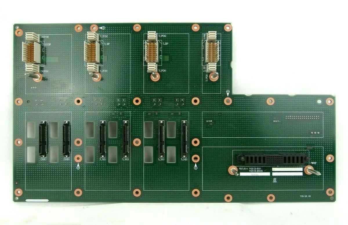 Used Fujitsu PA20135-B06X Back Plane PCB PDSTLBS-A PA25135-B06206 Working Spare
