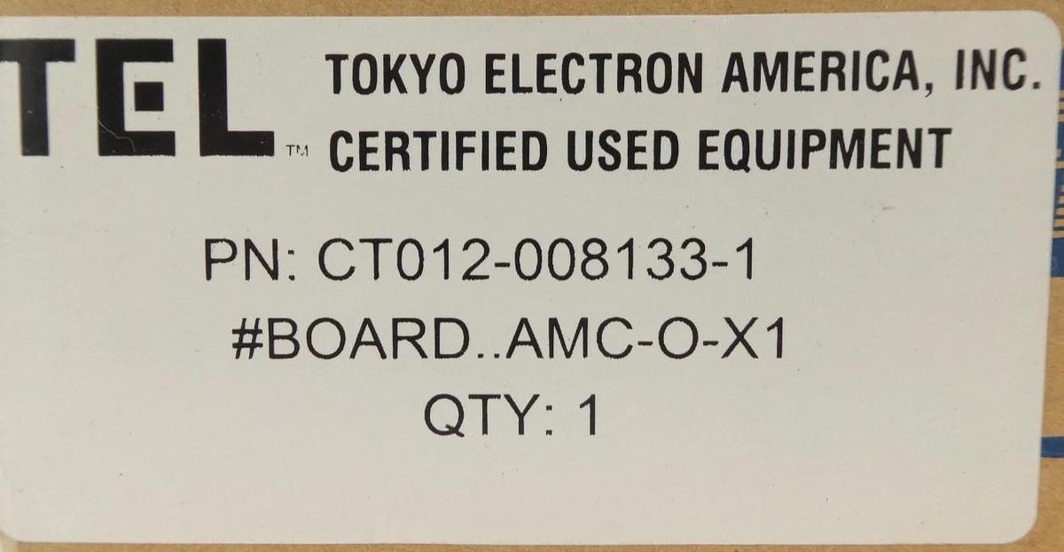 Used KD AMC-O-X1 Valve Controller PCB TEL CT012-008133-1 Reseller Lot of 4 Working