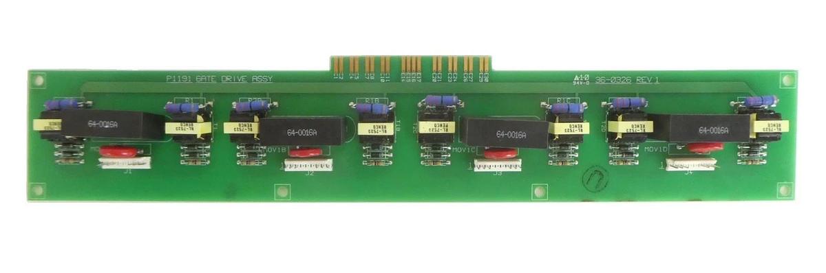 Used Phasetronics 36-0326 Industrial Dimmer P1191D Gate Drive Assembly PCB Working