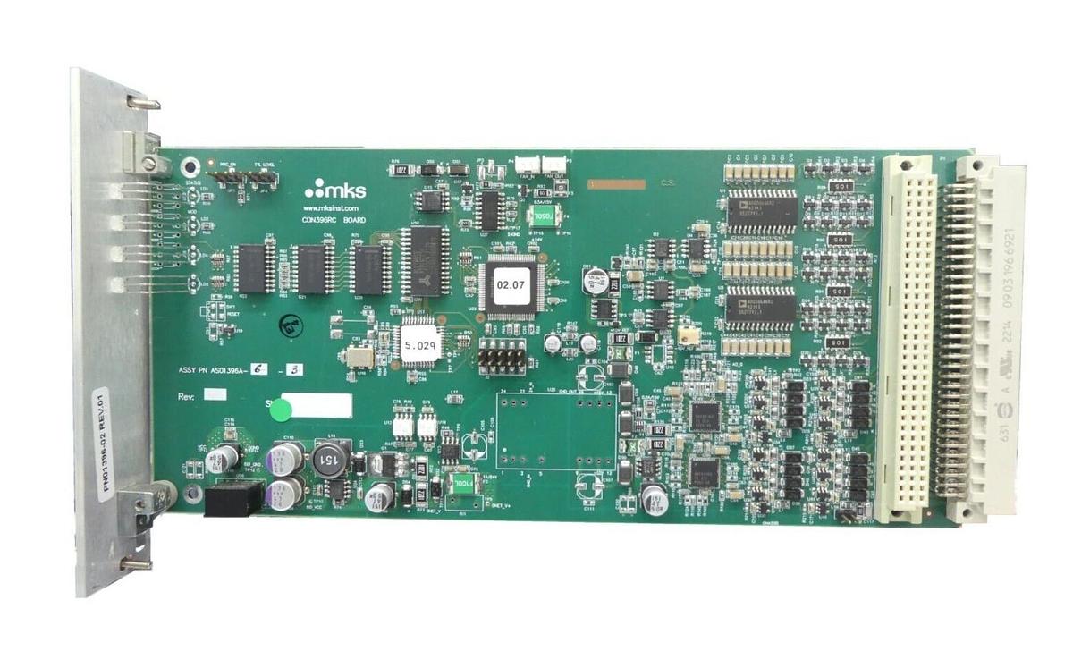 Used MKS Instruments AS01396A-6-3 DeviceNet PCB Card CDN396R AMAT Working