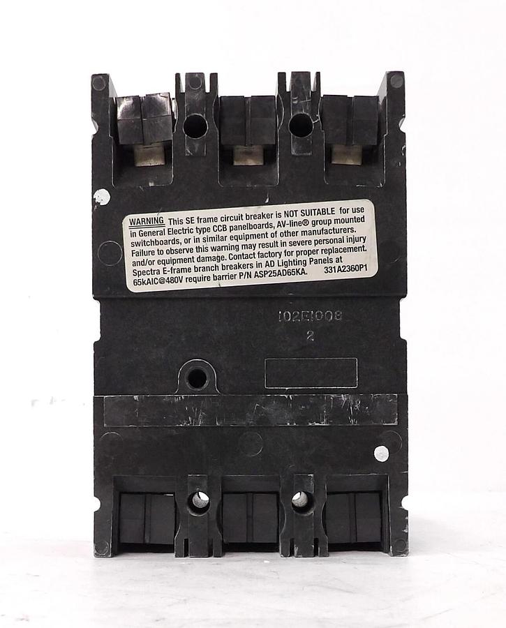 Used GE General Electric SEHA36AT0060 Hi-Break Circuit Breaker Spectra RMS Working