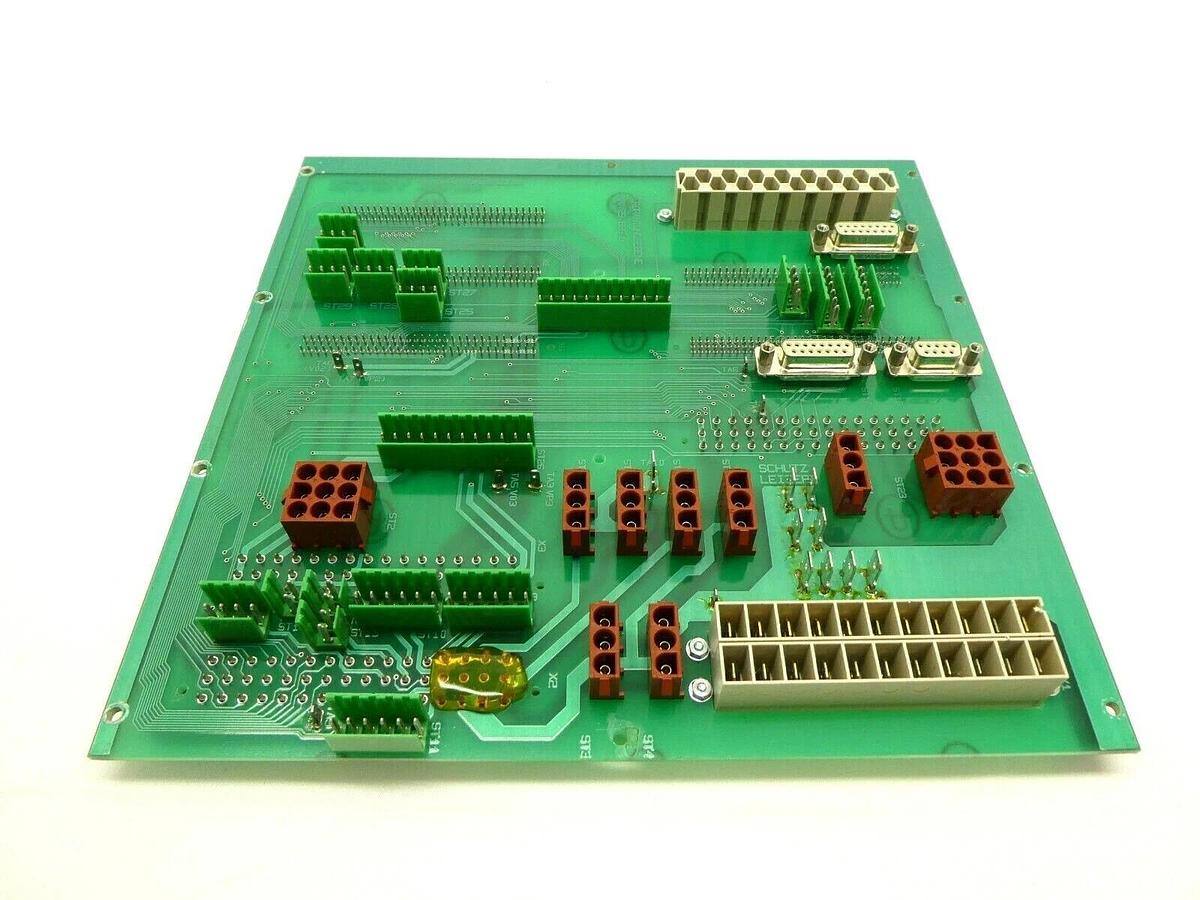 Used Leybold Vacuum 200.29.689 Back Plane PCB ERNI 044.772 ULTRATEST UL 500 Working