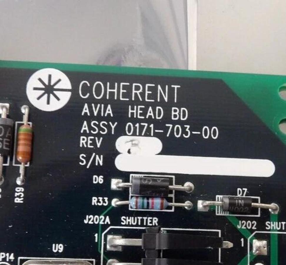 Used Coherent 0171-703-00 Avia Head BD PCB 0171-702-00 Avia 355-3000 Working Spare