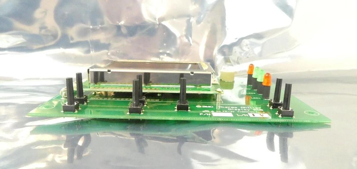 Used SMC P49822153 Thermo Chiller LCD Display Panel PCB Working Surplus