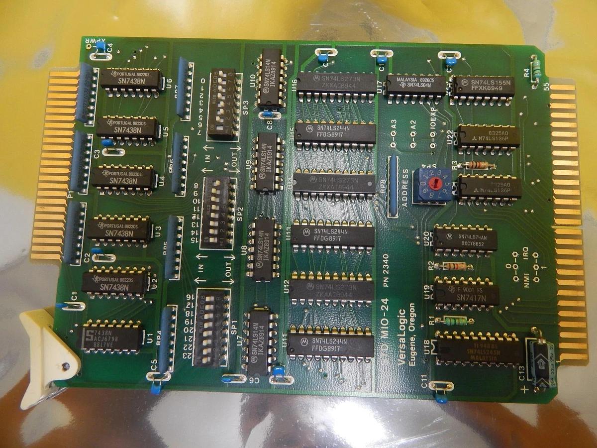 Used VersaLogic 2100-0120 Relay PCB Card VL-MIO-24 AG Associates 4100s Used Working