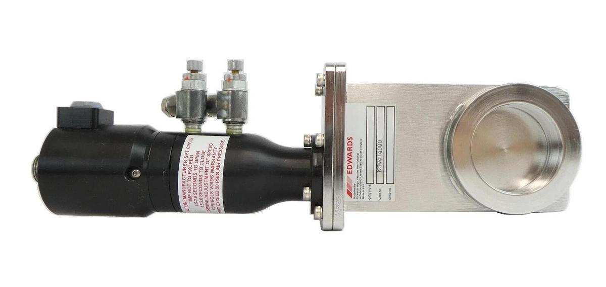 Used Edwards NGW414000 Pneumatic Gate Valve NW50 Working Surplus