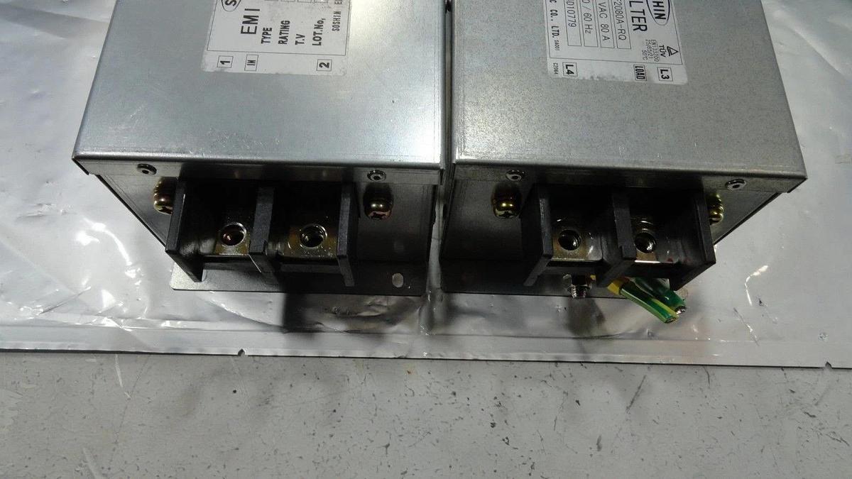 Used Soshin Electric NF2080A-RQ EMI Filter Reseller Lot of 14 Used Working