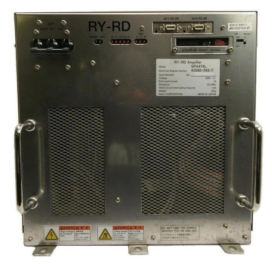 Used Nikon 4S066-593-2 RY-RD Amplifier Module SPA474L 4S013-684-1 NSR Series Working