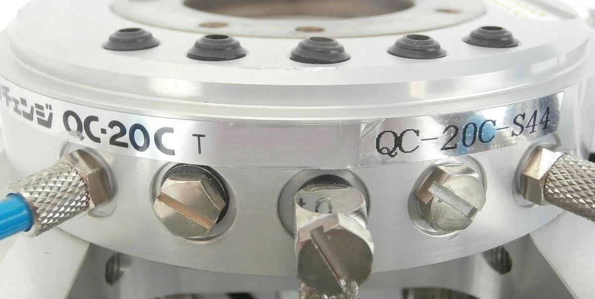Used BL Autotec QC-20C-S44 Robot End-Effector Exchange System with Rail Guide Working