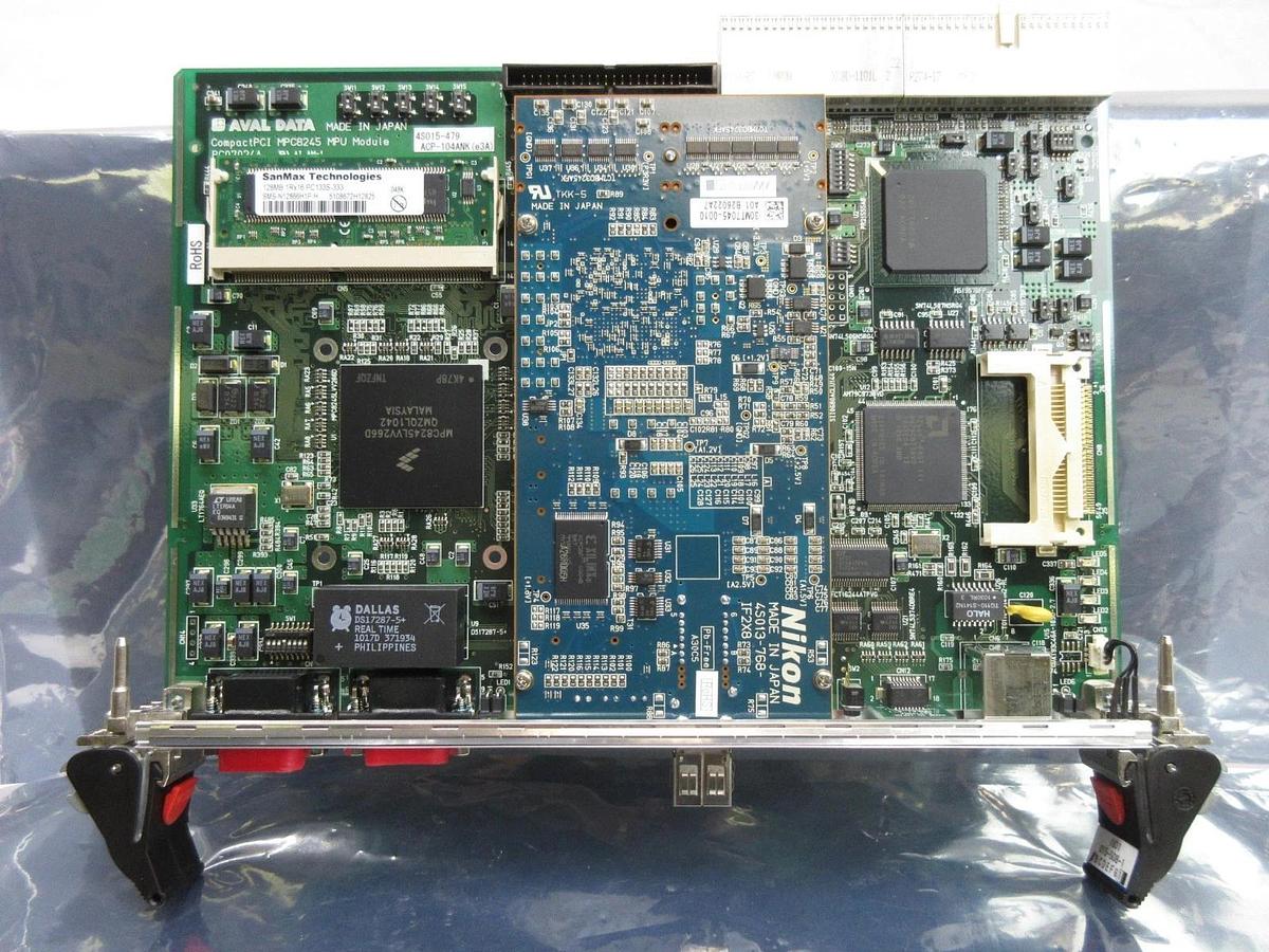 Used AVAL DATA 4S015-479 Processor PCB Card ACP-104ANK (e3A) Nikon NSR-S620D Used
