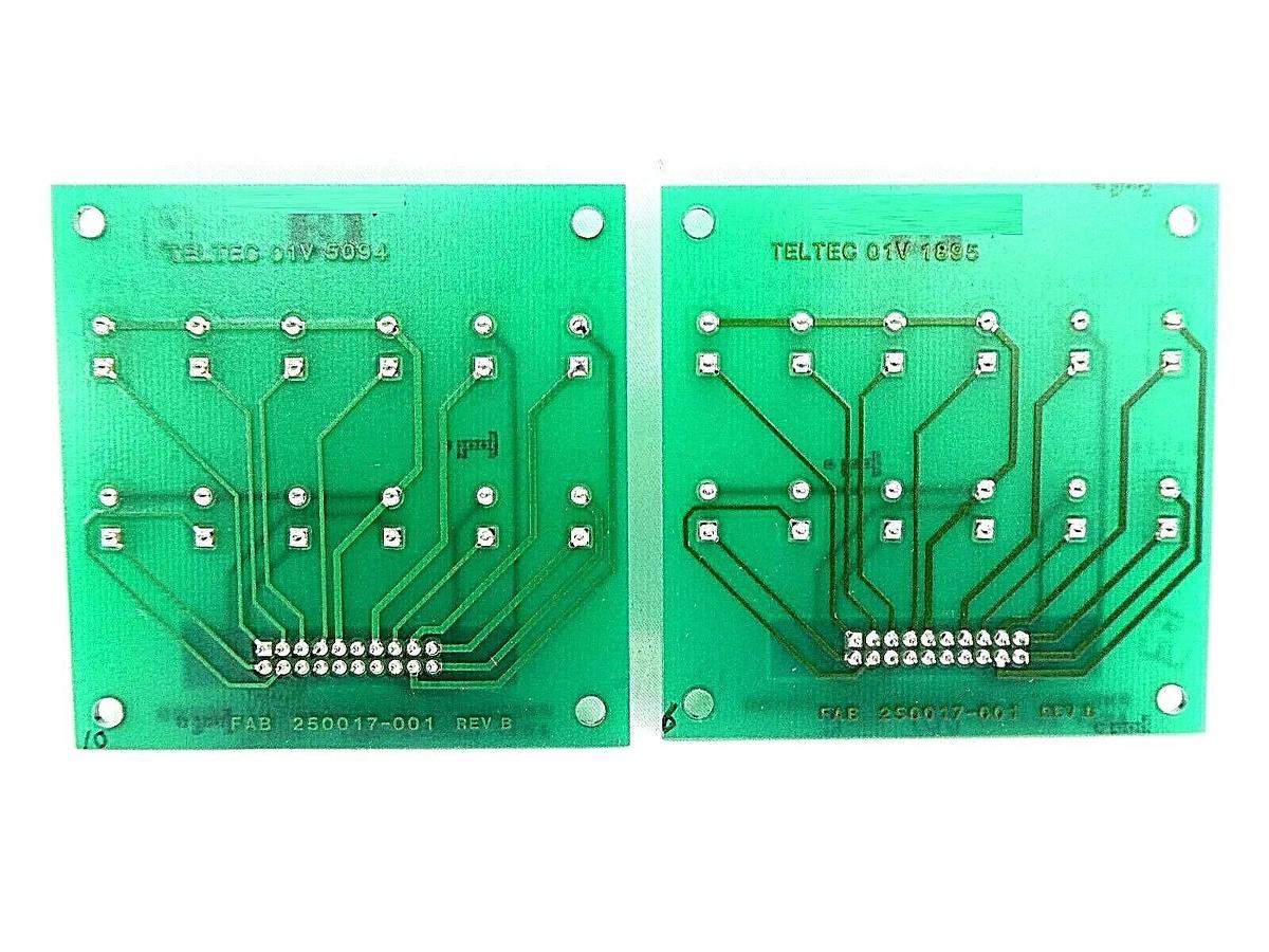 Used Electroglas 250018-001 Pneumatic Interconnect Board PCB Lot of 2 4085x Working