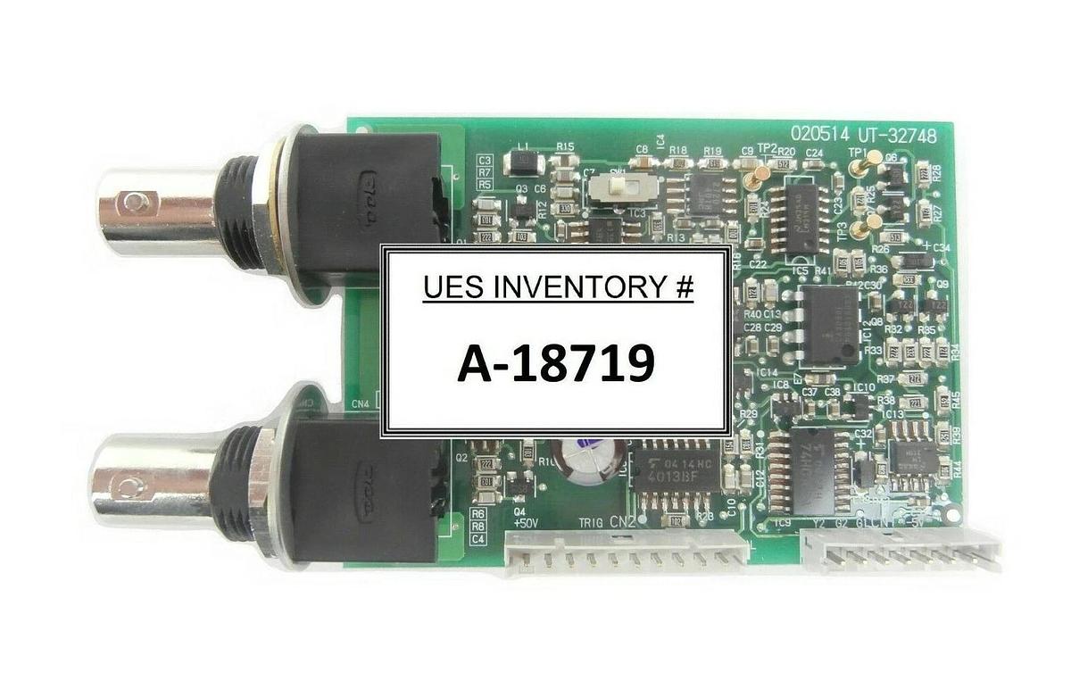 Used Tokyo Keiso UT-32748 Flowmeter I/O Interface PCB 020514 TEL Lithius Working