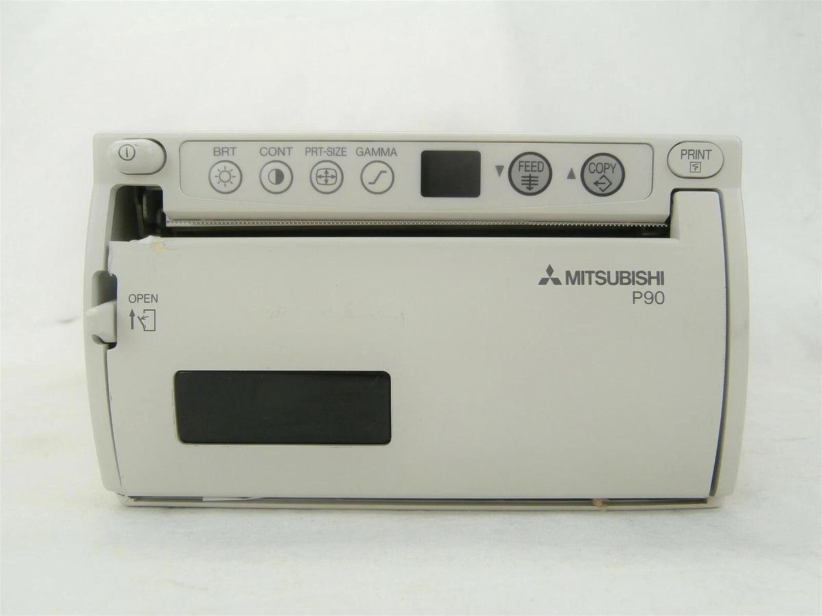 Used Mitsubishi Video Copy Processor Video Printer P90W P91W Lot of 2 Damaged As-Is