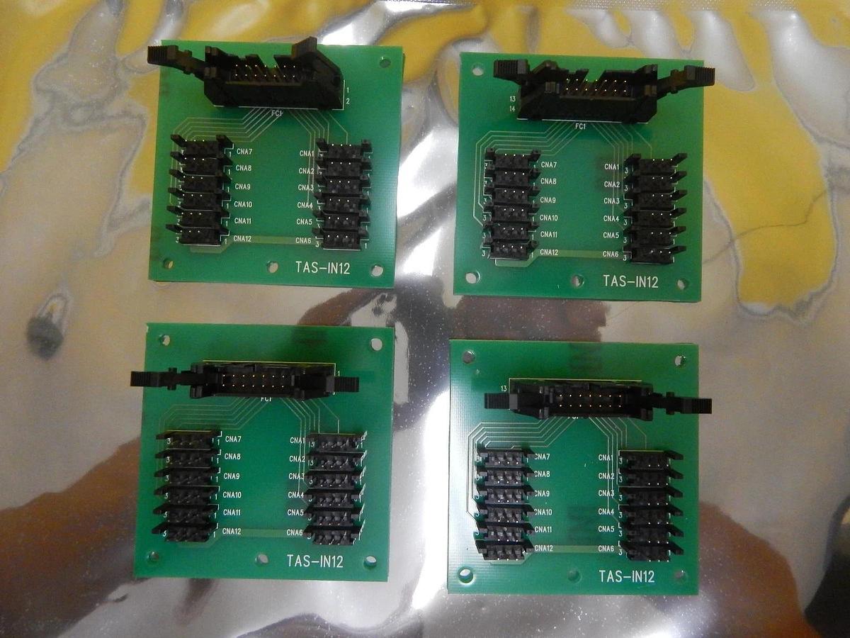 Used TDK TAS-IN12 Backplane Interface Board PCB Reseller Lot of 4 TAS300 Used Working