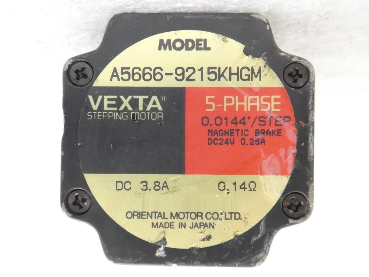 Used Oriental Motor A5666-9215KHGM 5-Phase Stepping Motor VEXTA Working Surplus