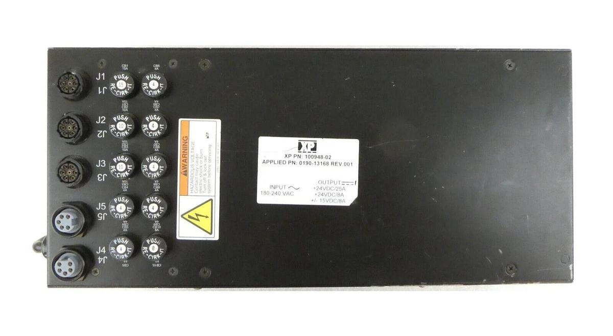 Used XP Power 100948-02 Power Supply AMAT Applied Materials 0190-13168 Working Spare