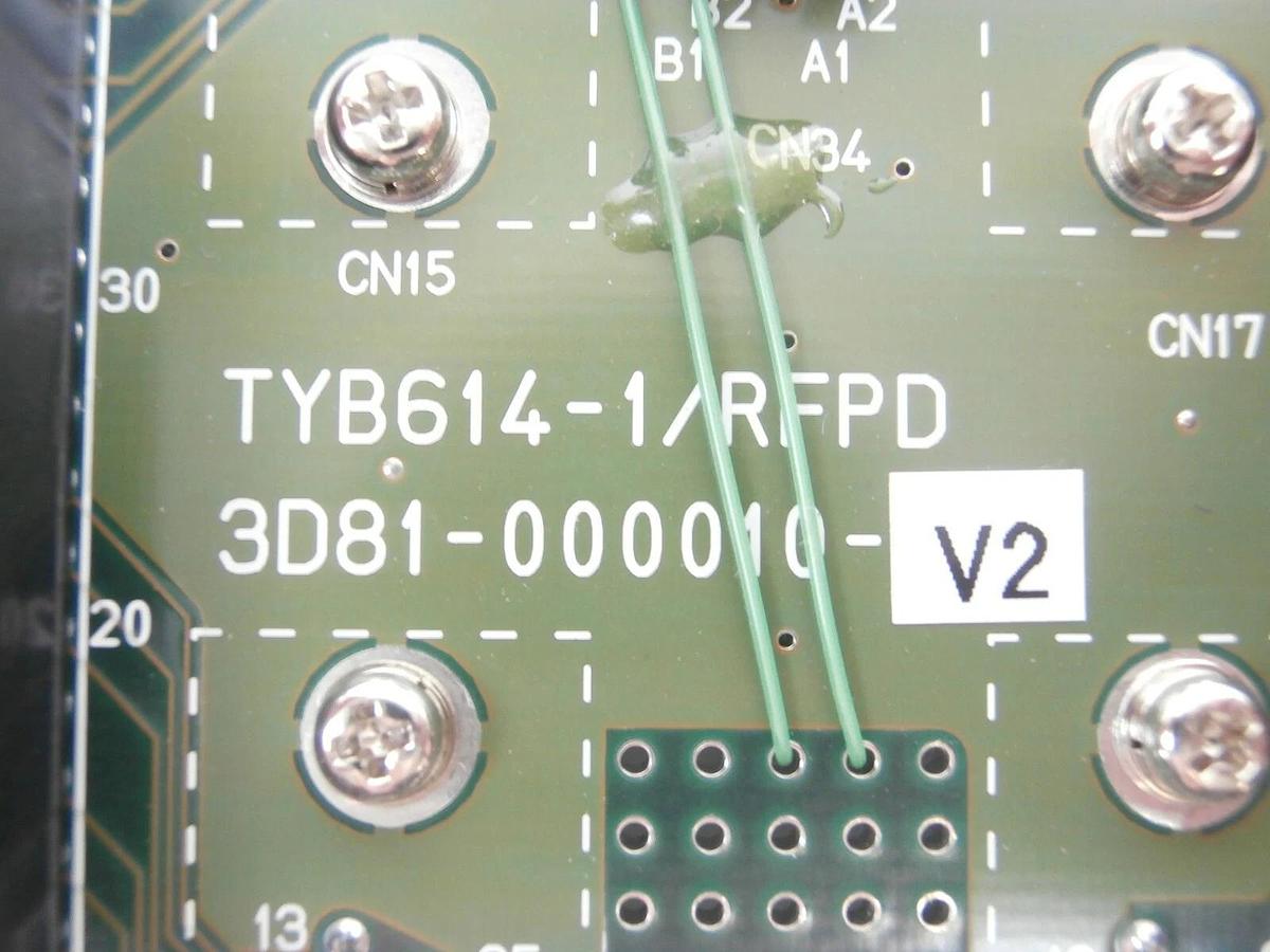Used TEL Tokyo Electron 3D81-000010-V2 Backplane PCB TYB614-1/RFPD Telius Working