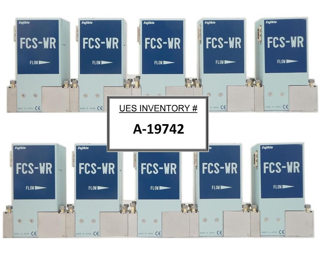 Used Fujikin FCS-WR Various Flow Control System MFC Reseller Lot of 10 TEL Working