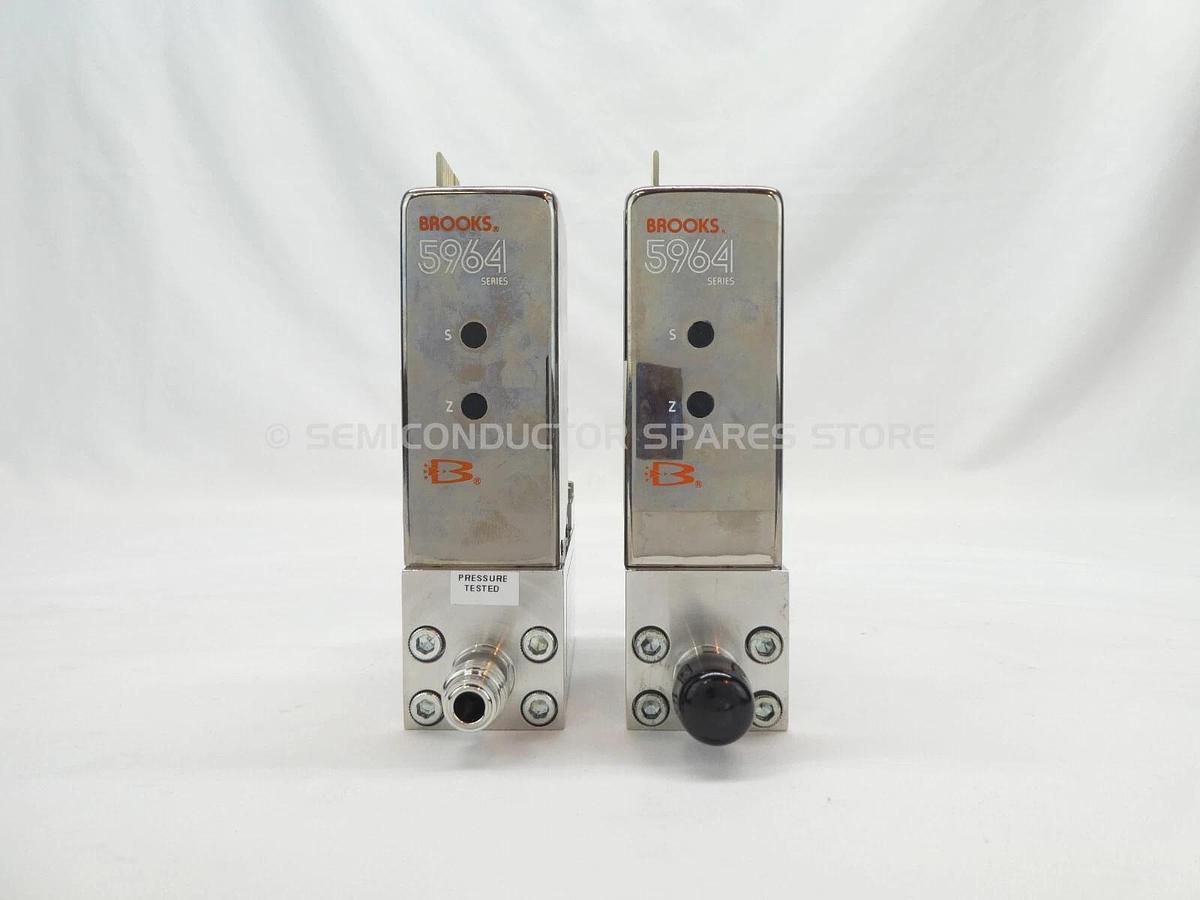 Refurbished Brooks 5964 Mass Flow Controller MFC 1000 SCCM N2O Lot of 2 OEM Refurbished