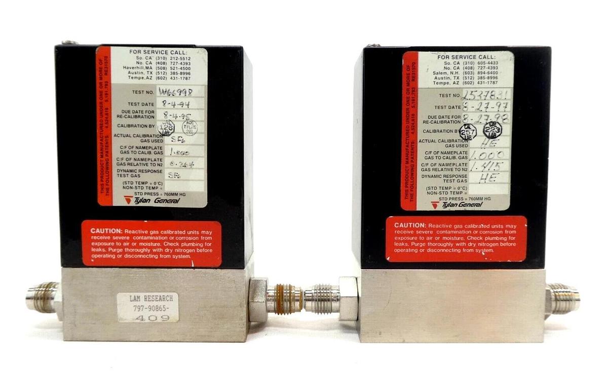 Used Tylan 2900 Series Mass Flow Controller MFC FC-2900V FC-2900MEP Reseller Lot of 9