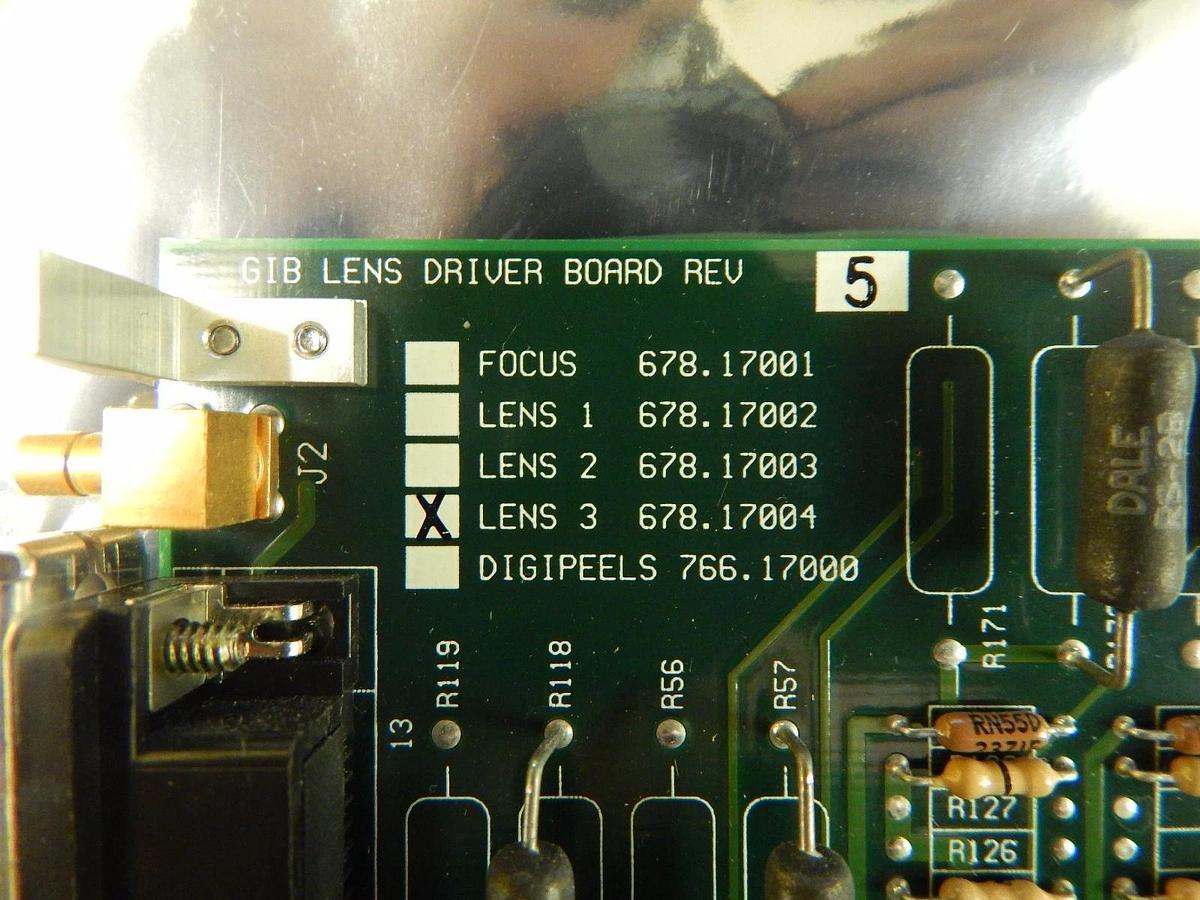 Used Gatan 678-17004 GIB Lens Driver LENS 3 PCB Card Rev. 5 JEOL JEM-2010F Used