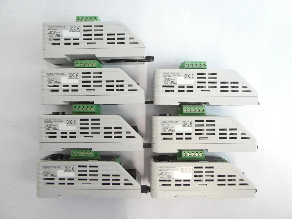 Used Keyence N-R4 Communication Sensor Amplifier Reseller Lot of 20 Working Surplus