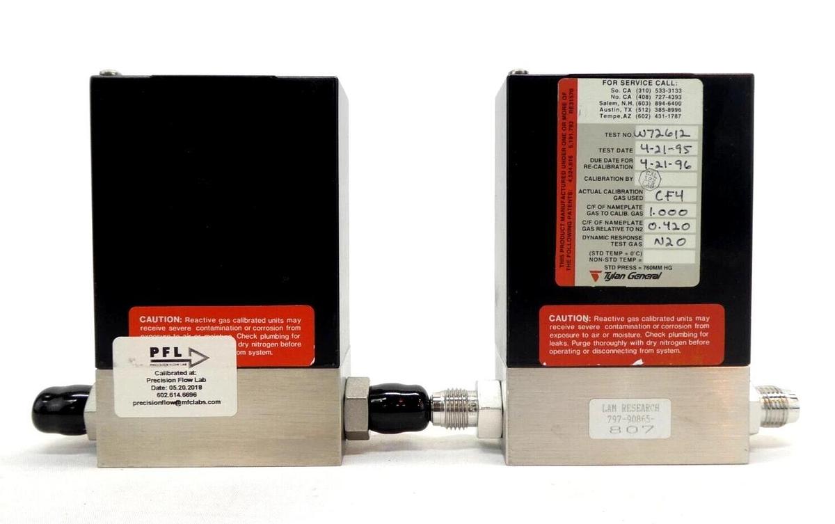 Used Tylan 2900 Series Mass Flow Controller MFC FC-2900V FC-2900MEP Reseller Lot of 9