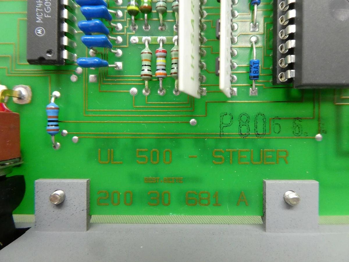 Used Leybold 200 61 966 Control Motherboard CPU STE Module PCB Card UL 500 Working