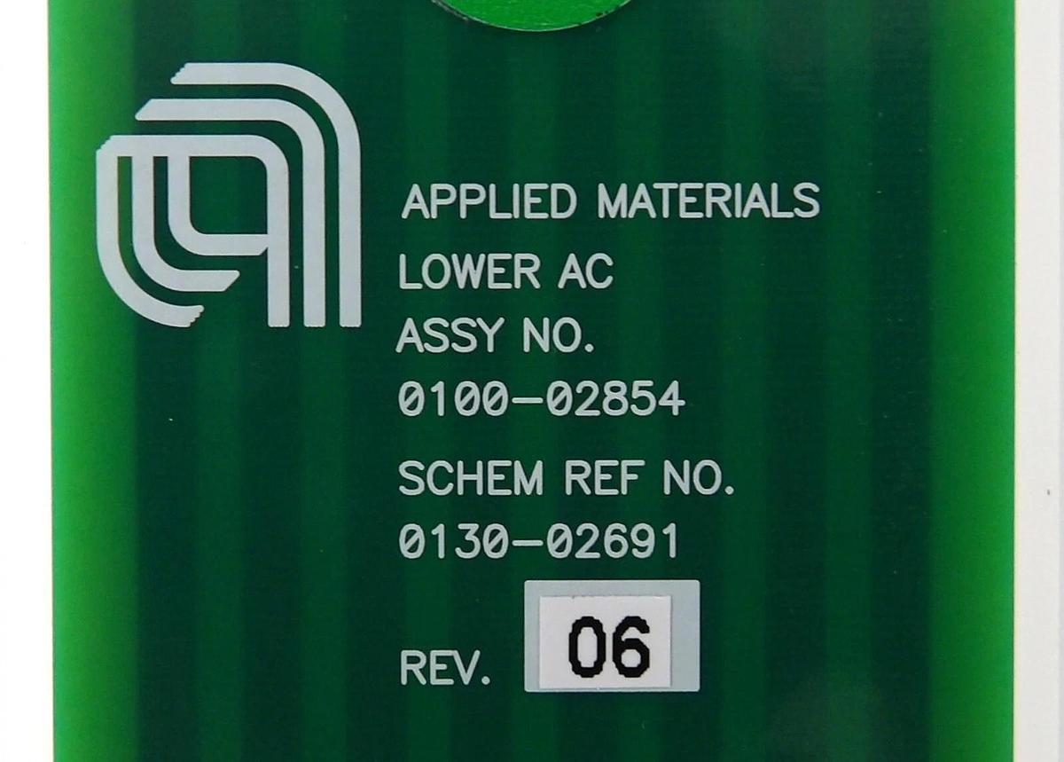 Used AMAT Applied Materials 0100-02854 Lower AC PCB Assembly Working Surplus