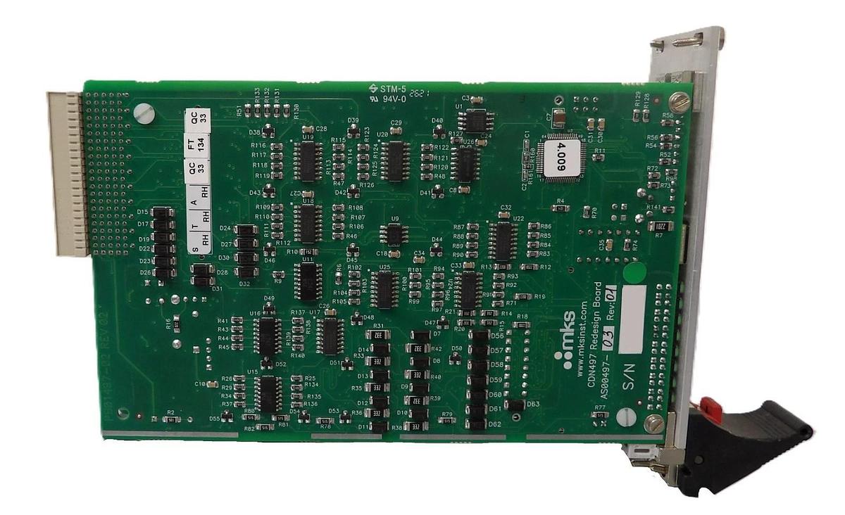 Used MKS Instruments AS02500-53 Interlock Module PCB CDN500R-53 Card AMAT 0190-85997