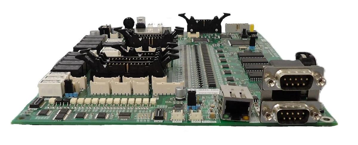 Used Sinfonia Technology SBX93-100211-12 Load Port PCB Assembly SLPCPU8 Working