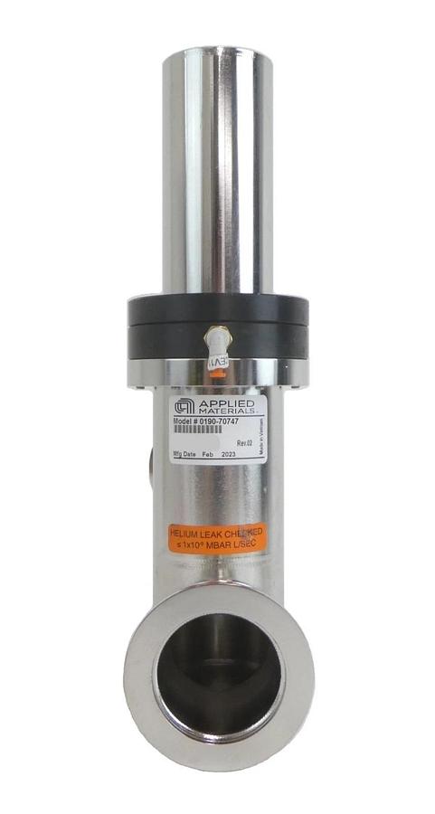 Used AMAT Applied Materials 0190-70747 Pneumatic Angle Valve Working Surplus