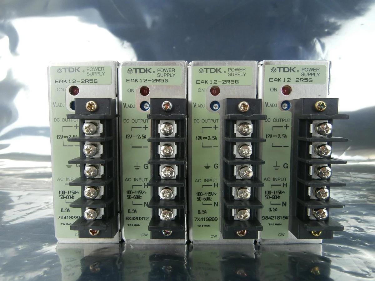 Used TDK FAW24-6K Power Supply EAK12-2R5G EAK24-2R1G Reseller Lot of 10 Used Working