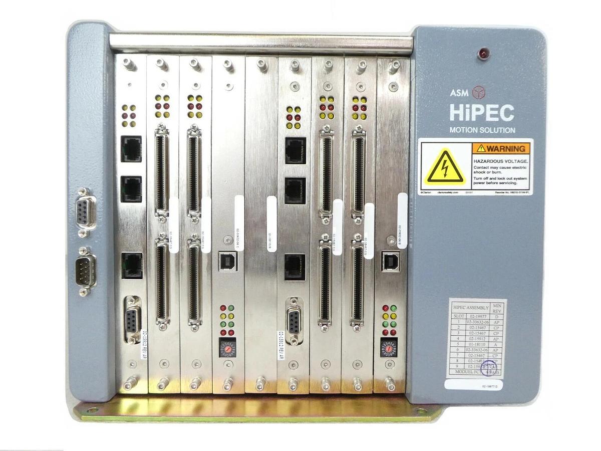 Used ASM 02-19977 HiPEC Motion Solution System 02-15467 02-15912 02-33632-06 Working